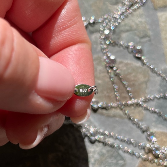 Sterling Silver CZ 48”L Necklace - Picture 8 of 12